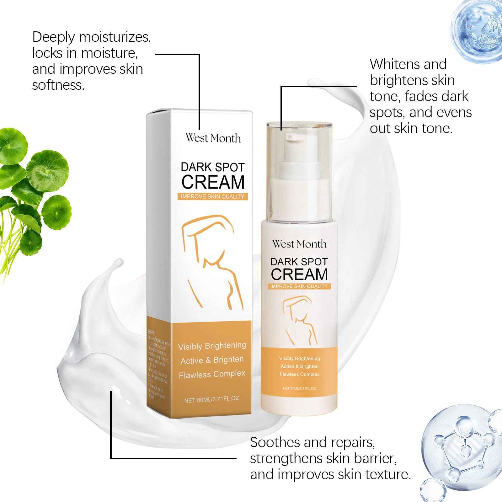 Polypeptide Brightening Lotion Hydrating Skin and Radiance